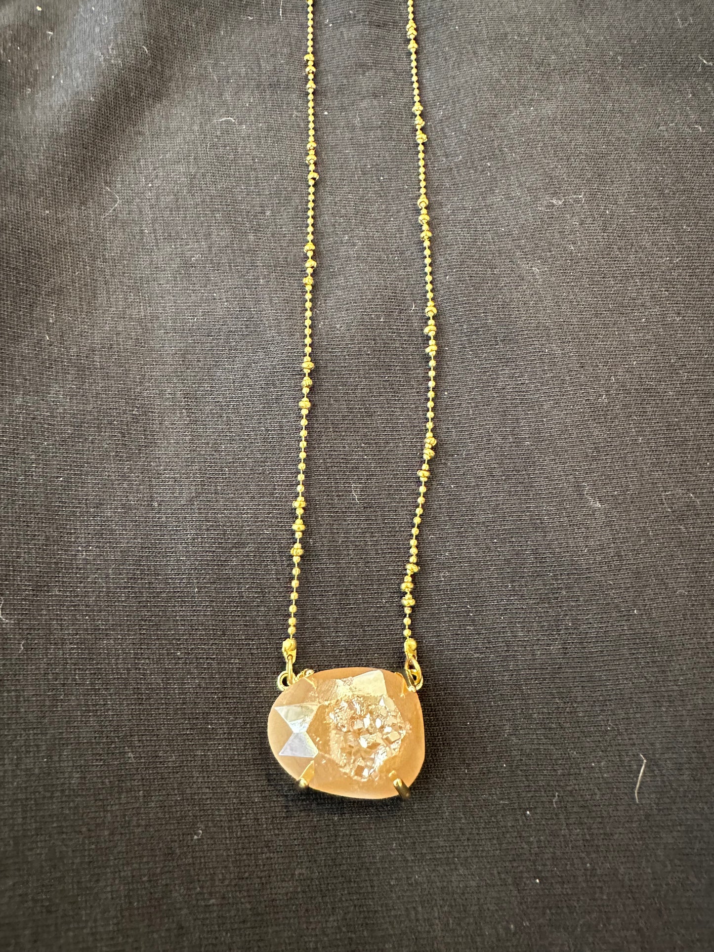 Druzy Quartz Pendant