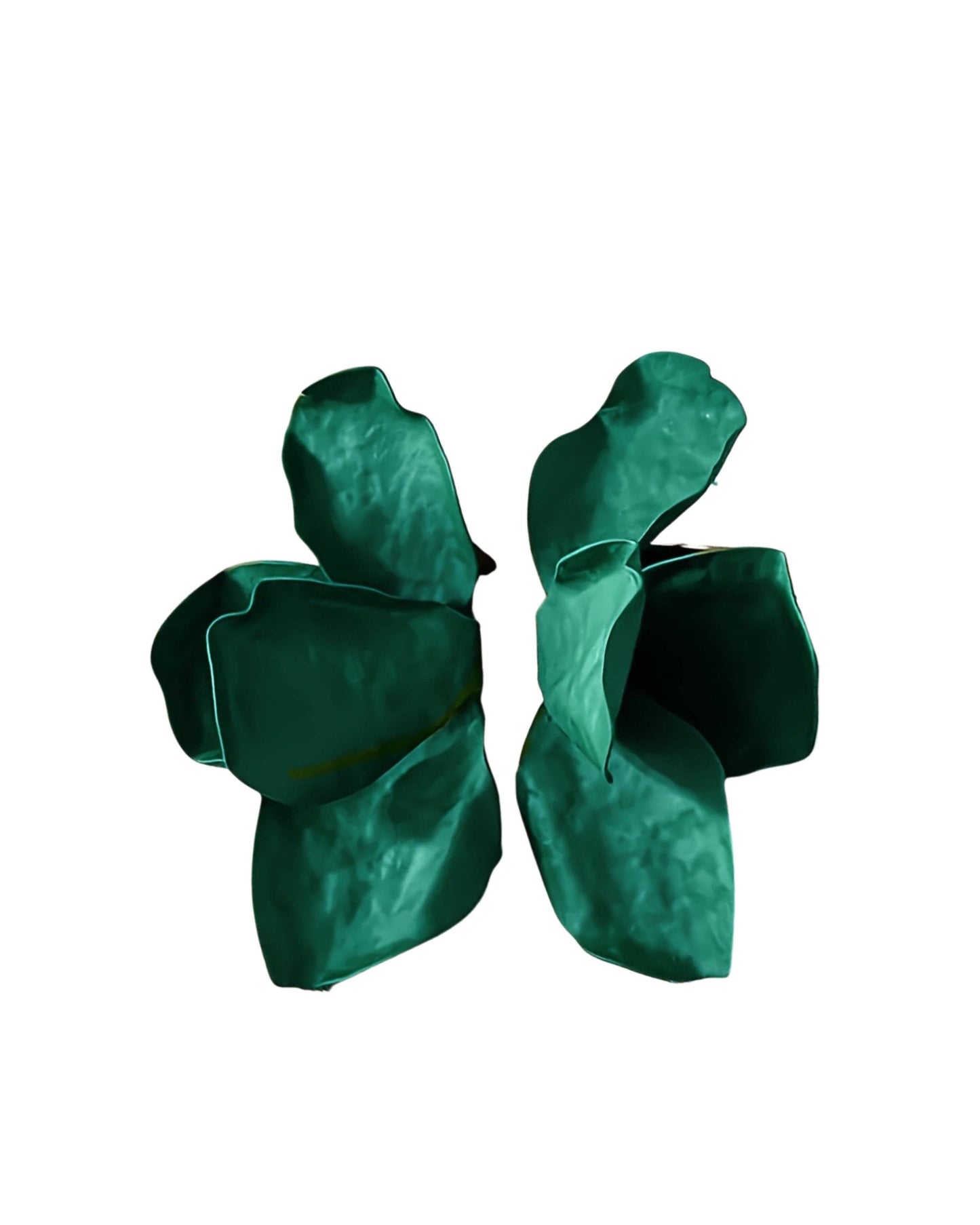 Eden Statement Earrings - Green