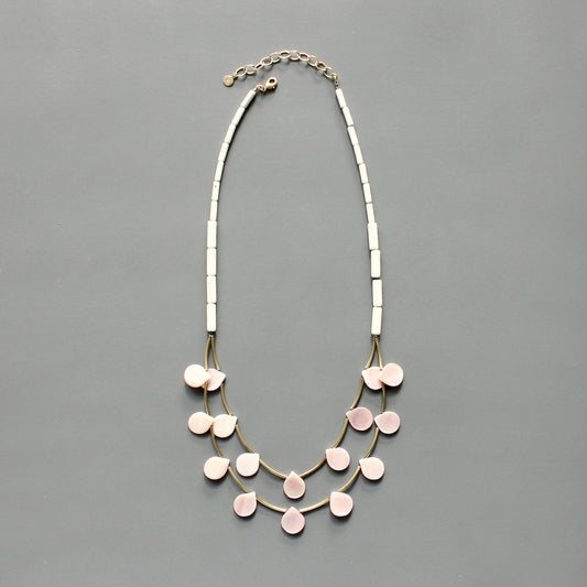 Catalina Pink Pearl Necklace