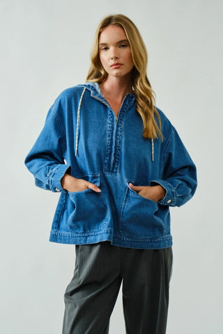 Craven Denim Hoodie
