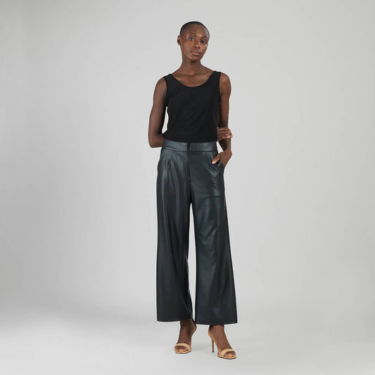 Monica Liquid Leather™ - Wide Leg Pants