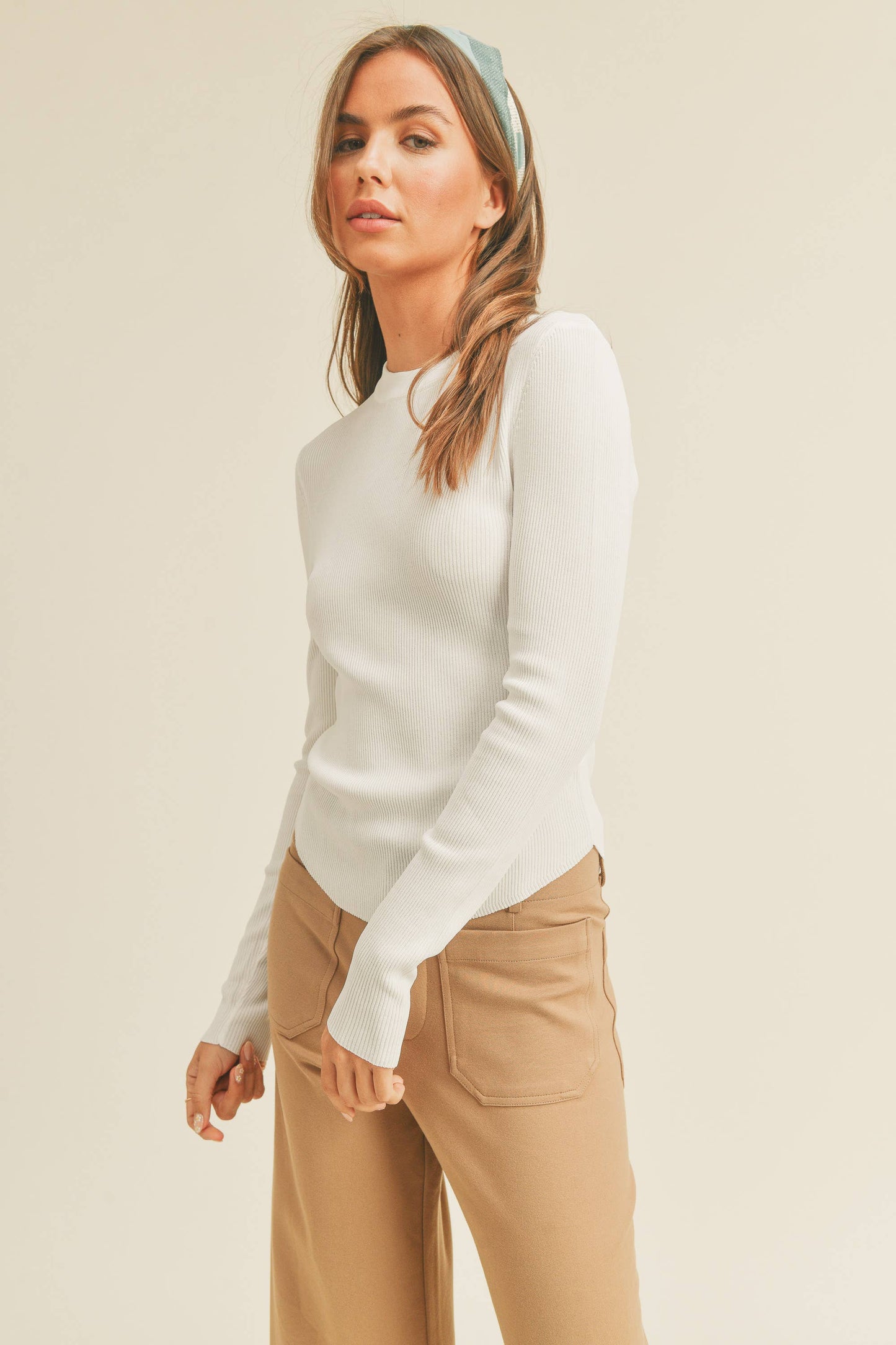 Teresa Ribbed Long Sleeve