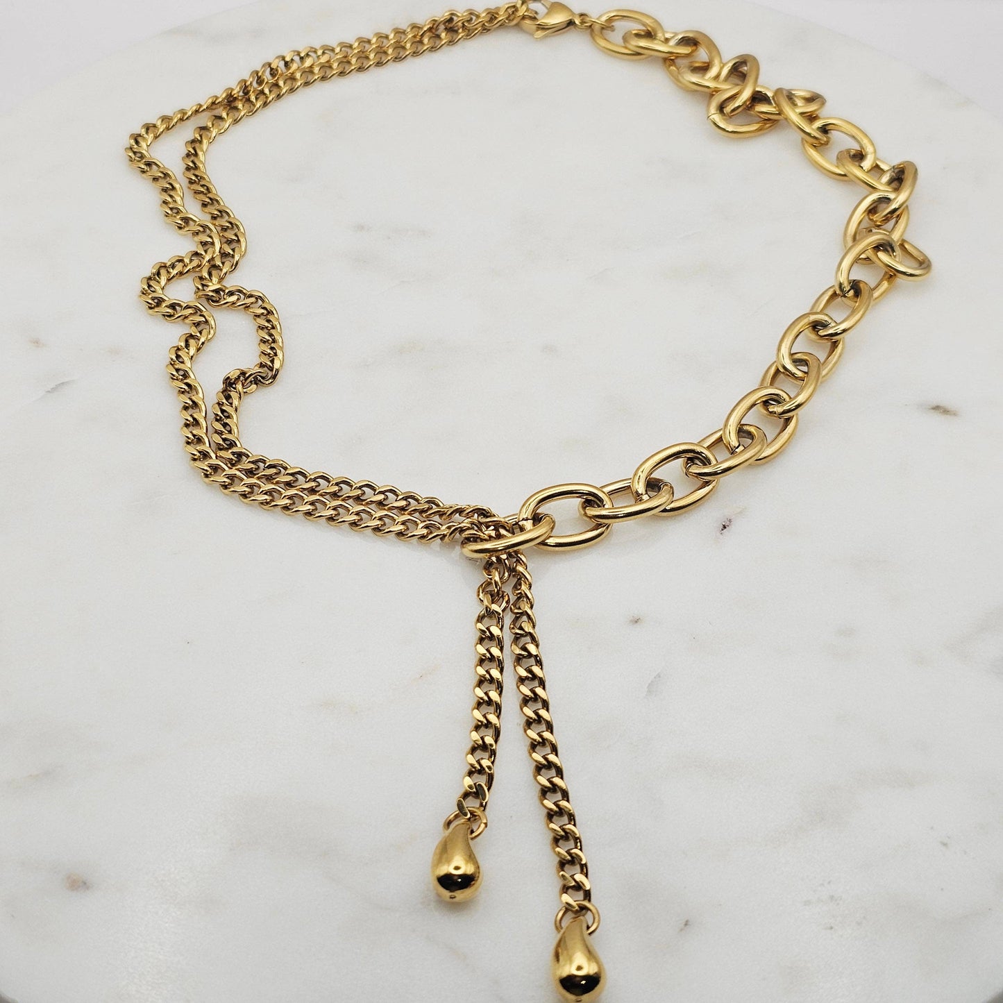 Midi Chunky Tassel Necklace