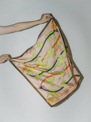 FRIDA x LOST PATTERN Silk Scarf