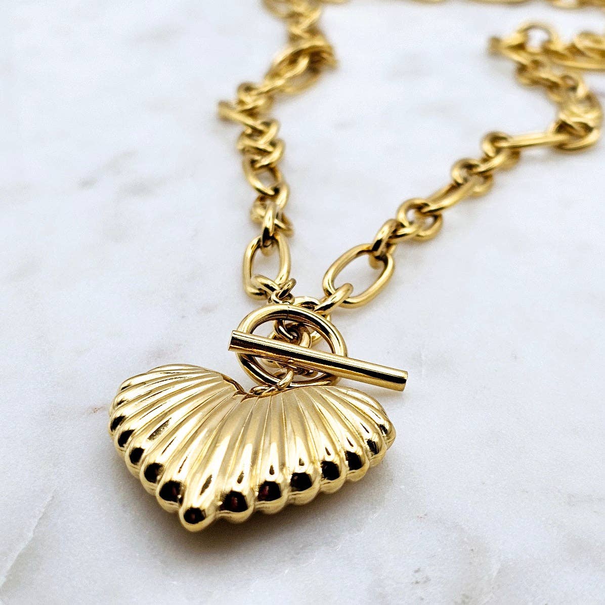 Golden Heart Necklace