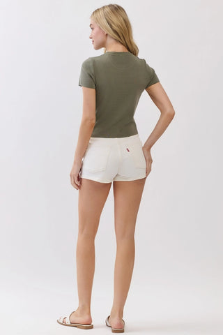 Short Sleeve Knit Top