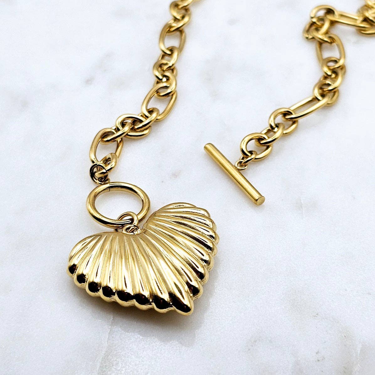 Golden Heart Necklace