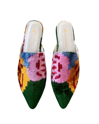 Ikat Point Toe Flats
