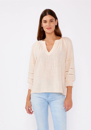 Cordelia Split Neck Blouse