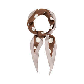 "Retro Polka" Silk Neckerchief