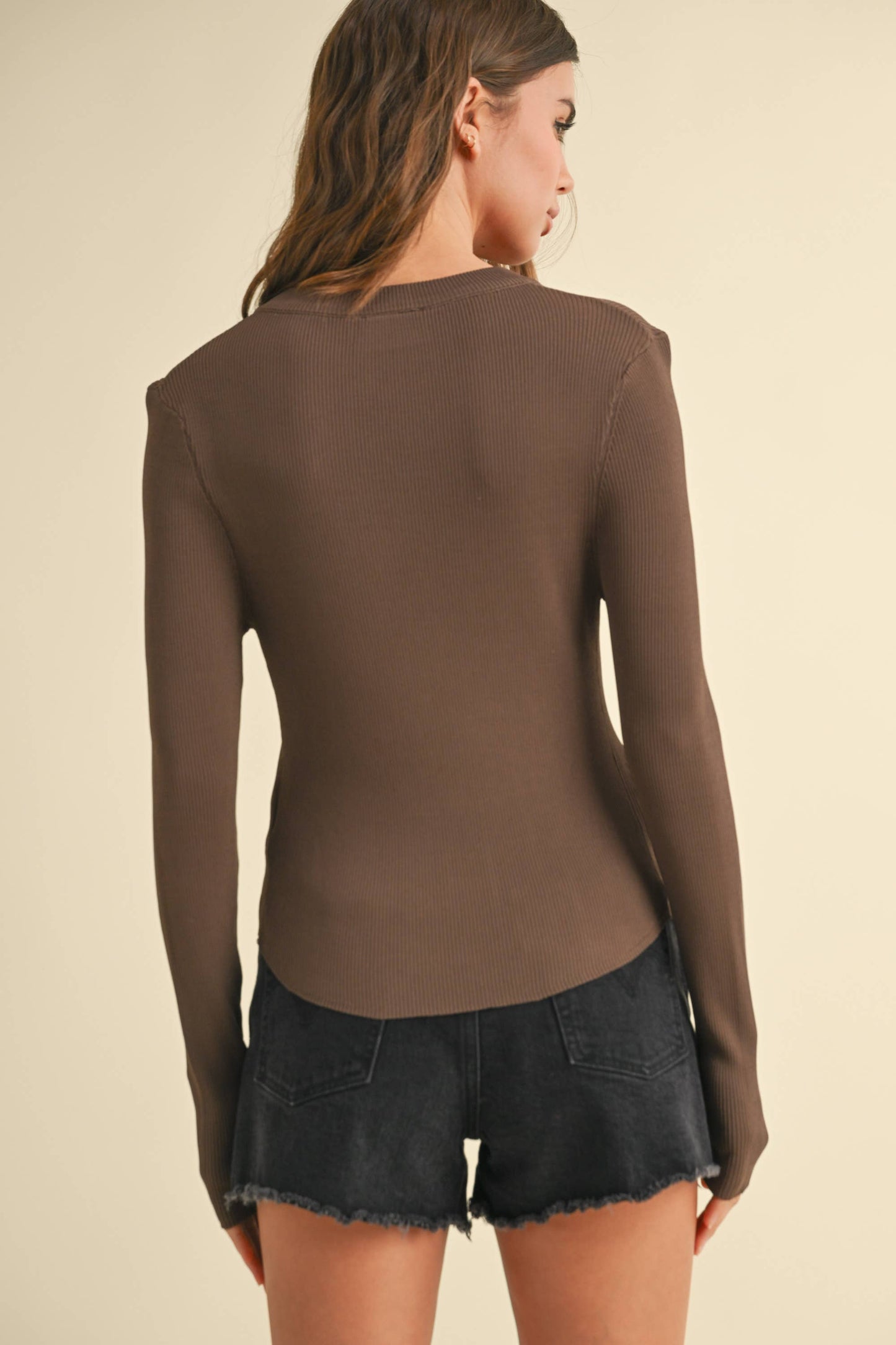 Teresa Ribbed Long Sleeve