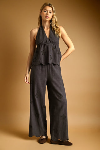Emma Embroidered Pants