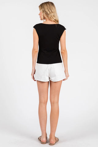 Square Neck Sleeveless Top