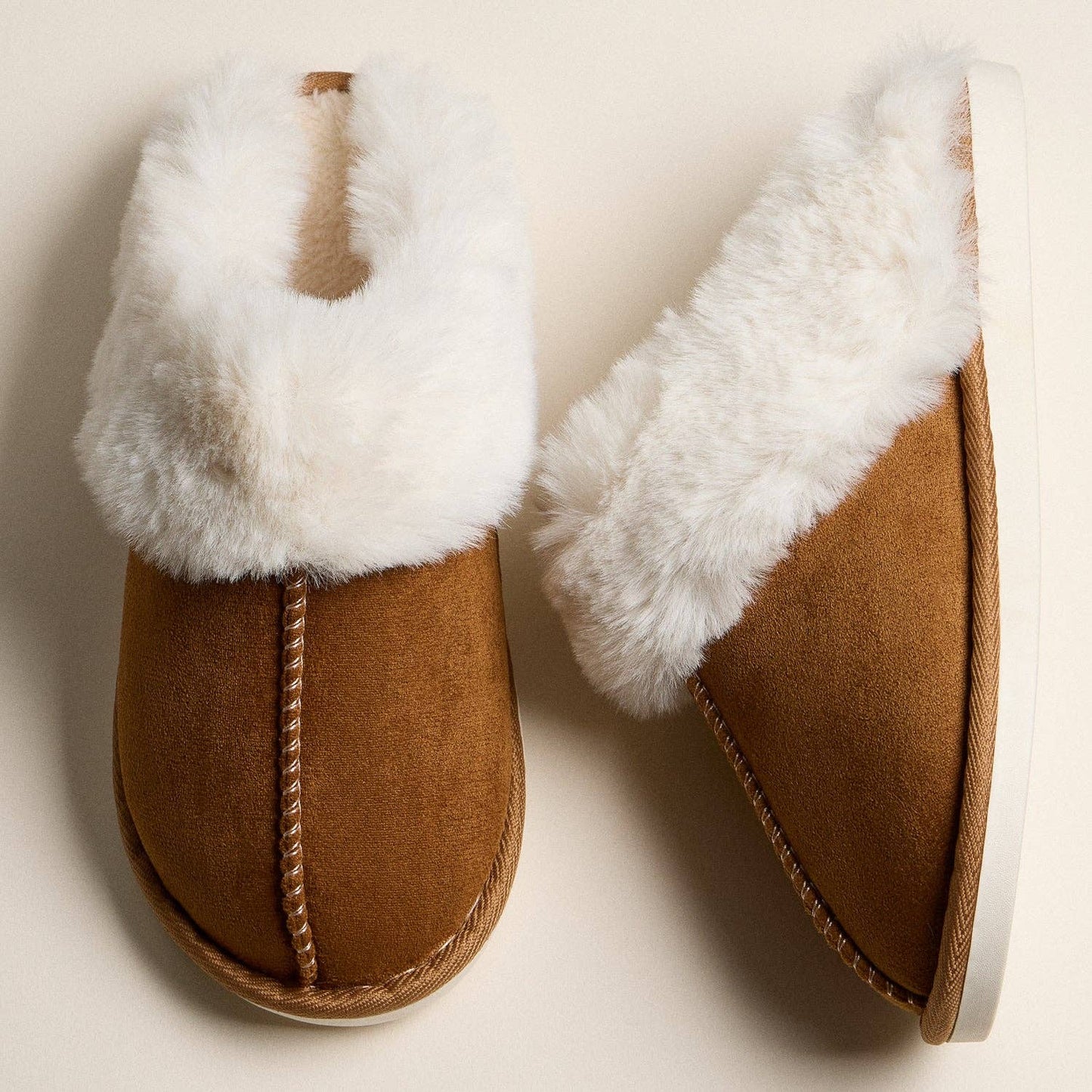 Fur Lined Slippers