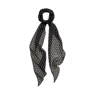 "Petal Veil" Silk Chiffon Scarf