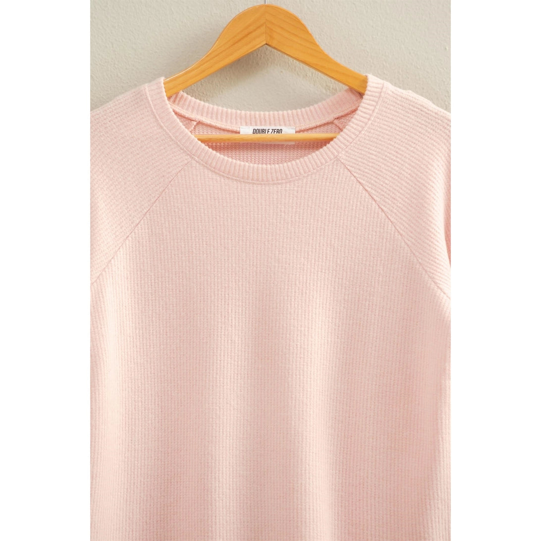 Waffle Long Sleeve Sweater