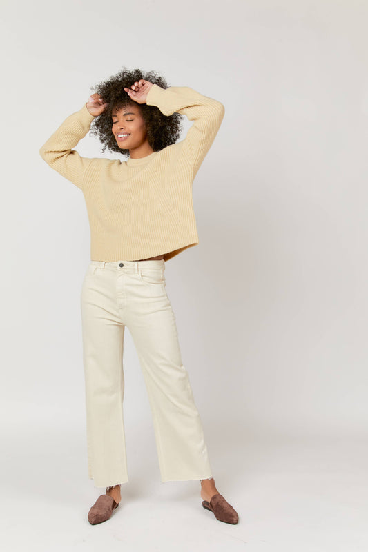 Aberdeen Ankle Crop High Rise Jean