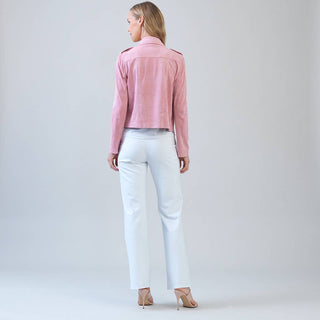 Soft Suede Moto Jacket