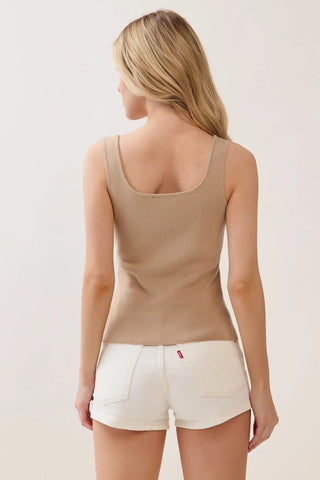 Sleeveless Sweater Top
