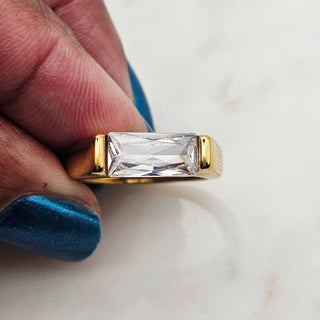 CZ Statement Ring