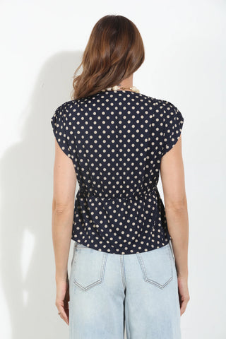 Archer Cross Front Peplum Top