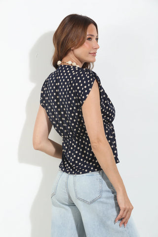 Archer Cross Front Peplum Top