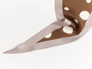 "Retro Polka" Silk Neckerchief