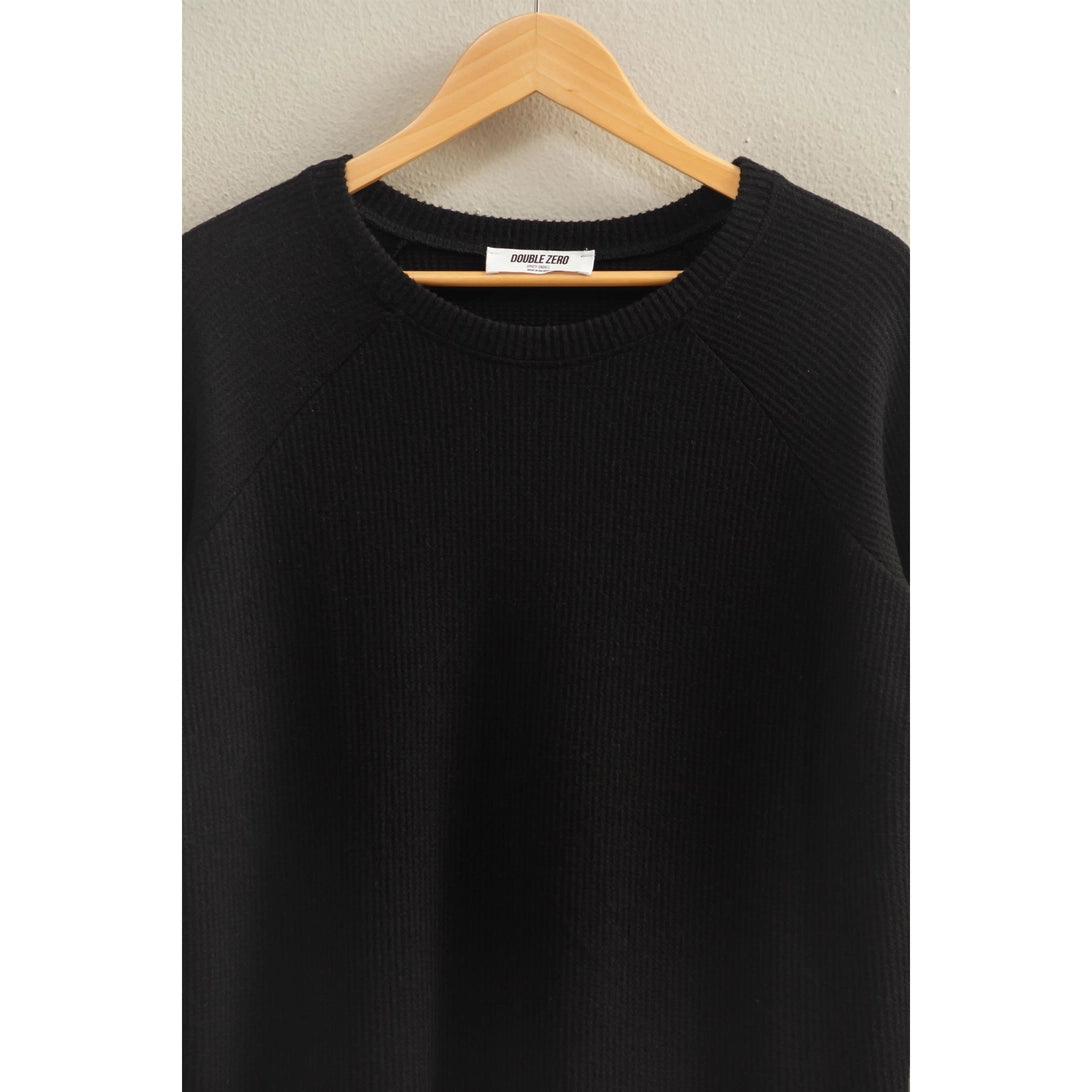 Waffle Long Sleeve Sweater