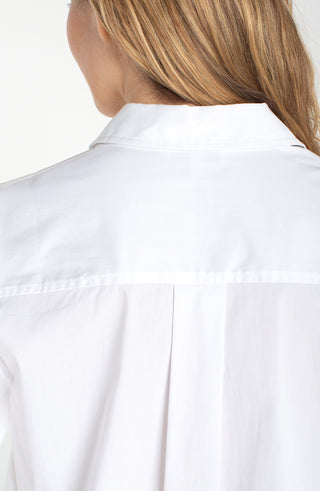 Adjustable Sleeve Woven Top