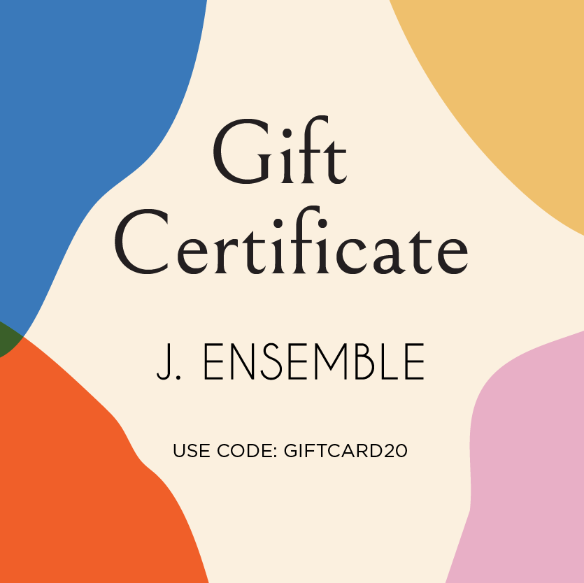 J. Ensemble Gift Certificate