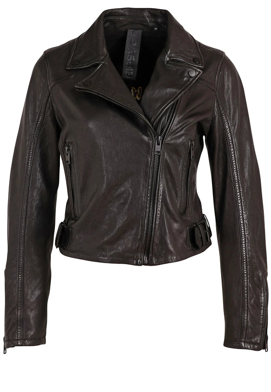 Bita Crop Moto Jacket