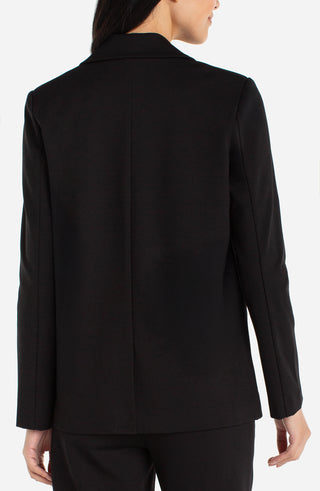 Blazer With Button Sleeve