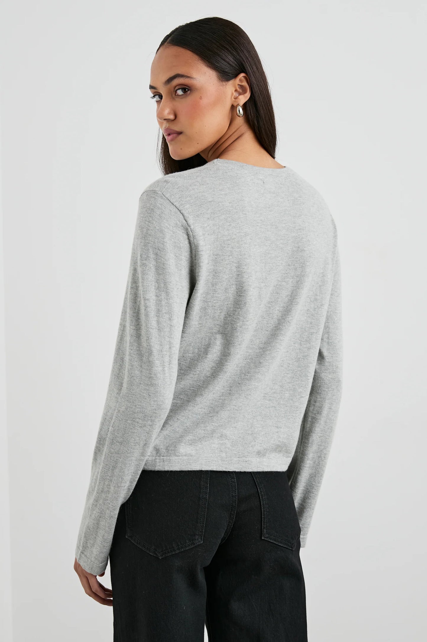 Cotton Cashmere Long Sleeve Tee