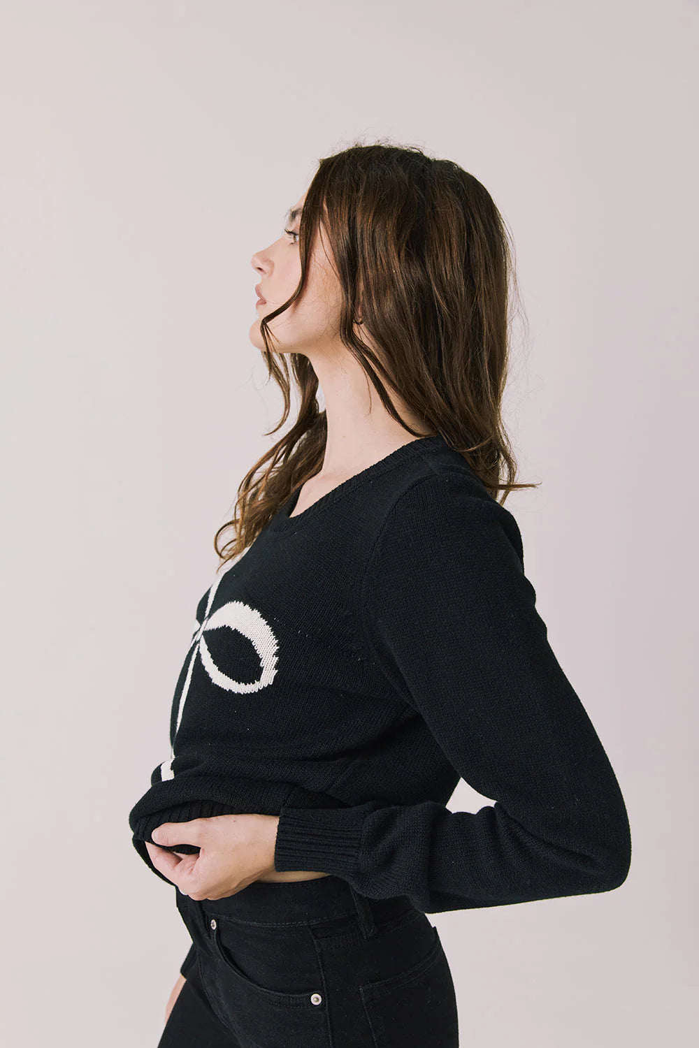 Bow Long Sleeve Sweater