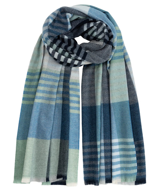 Gramercy Plaid Wrap French Blue