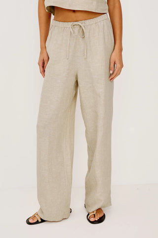 Emmie Pant Heathered Flax