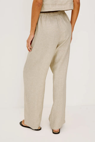 Emmie Pant Heathered Flax