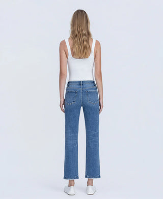 Mia High Rise Crop Straight