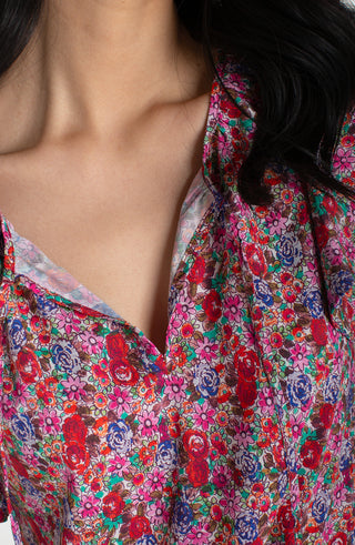 Flutter Slv Peplum Wvn Top W Ties
