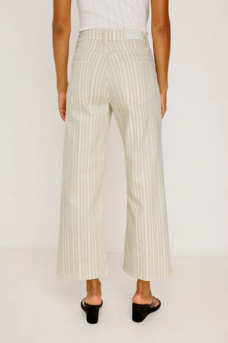 Getty Crop Malibu Stripe TS