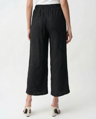 Pleated Pull-On Culotte Pants