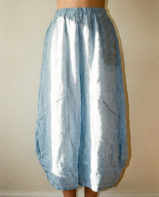 Brie Linen Barrel Pants