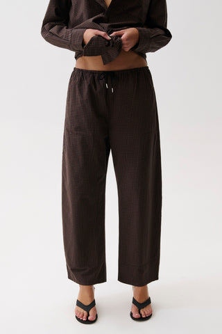 Theo Drawstring Poplin Pant
