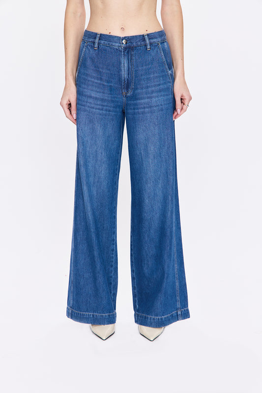 Jadyn Seamed Low Slung Palazzo