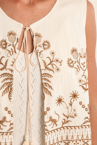 Elara Sleeveless Jacket