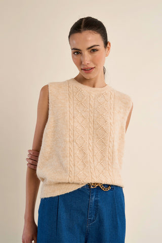 Gia Sleeveless Sweater