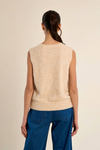 Gia Sleeveless Sweater