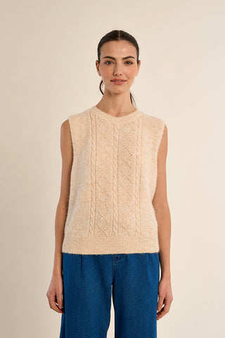 Gia Sleeveless Sweater
