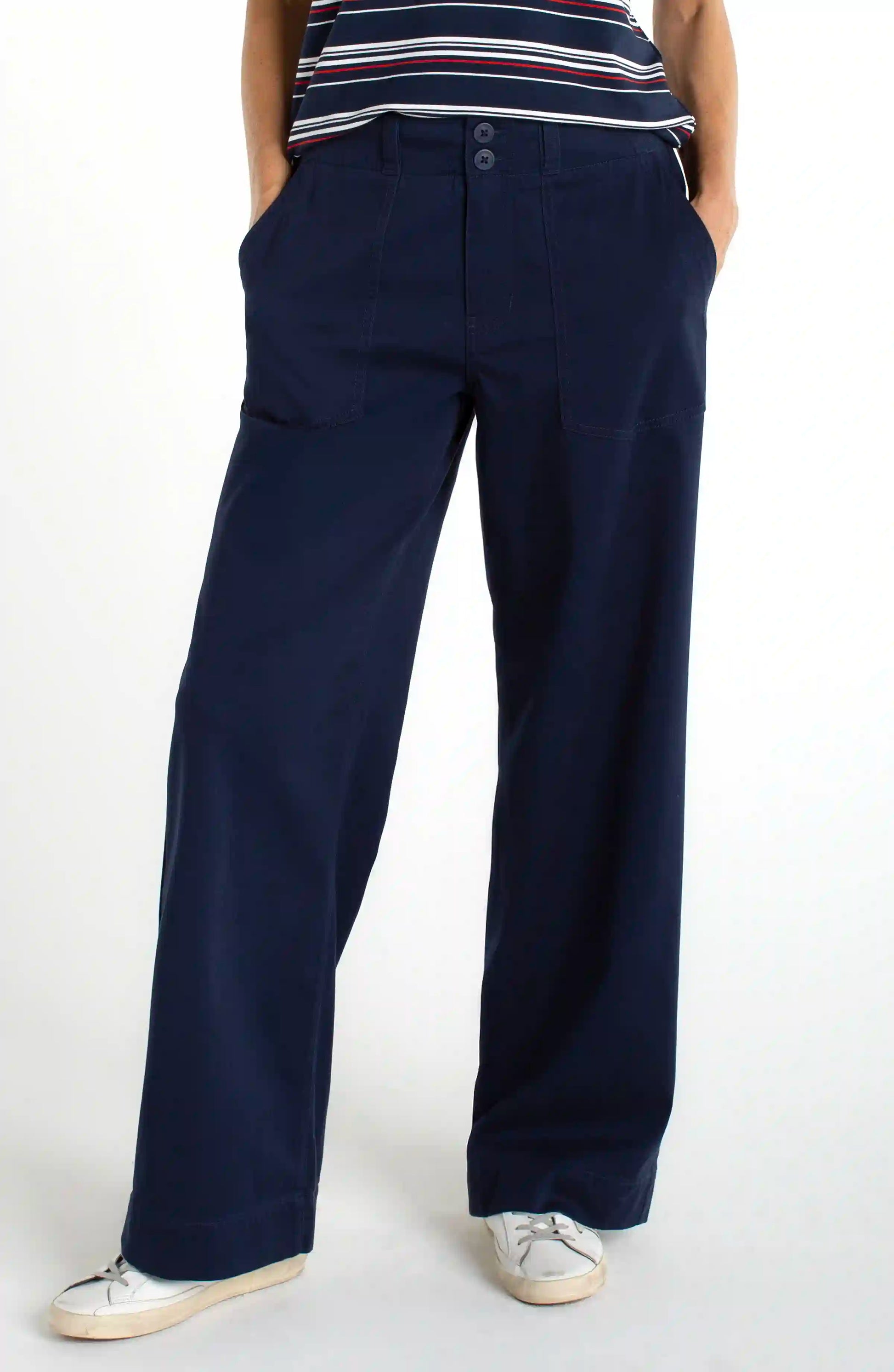 Utility Patch Pocket Wide Leg