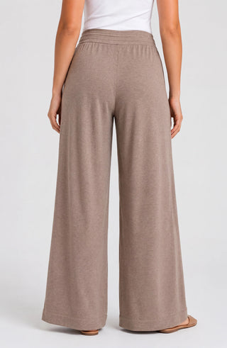 Pull On Pleated Wide Leg